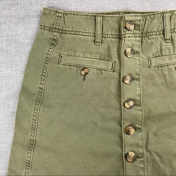 American Eagle Outfitters Button Front Skirt NWT - Picture 4 of 9